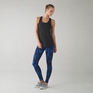 LULULEMON WUNDER UNDER HIGH RISE TIGHT 28" PAINTED ANIMAL SPRINKLER SIZE 4